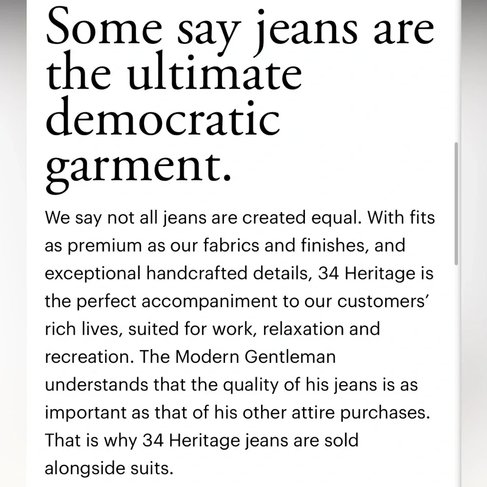 34 Heritage Verona Slim Leg Flat Front Chino Pants - Khaki High Flyer - Picture 14 of 15